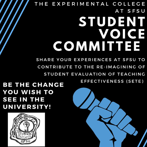 Student Voice Committee flyer