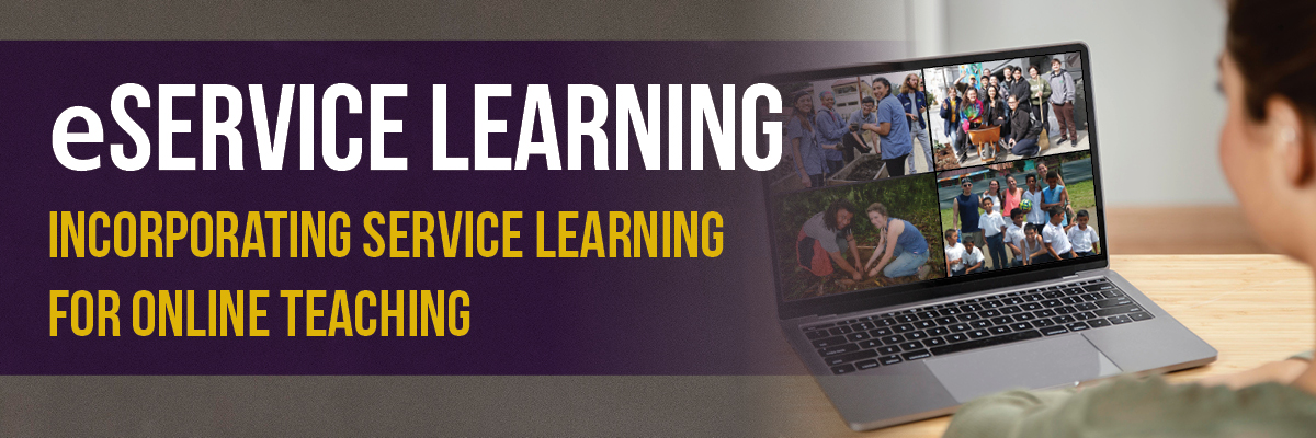 Incorporating Service Learning For Online Teaching teaching using a laptop